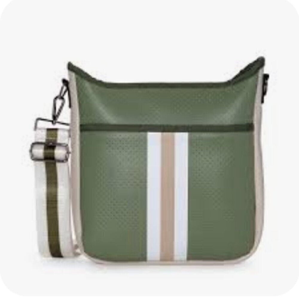 Haute Shore Blake Spruce Neoprene Crossbody Bag